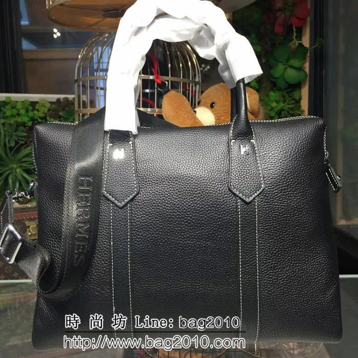 HERMES愛馬仕 最新款 男士公事包 橫款 可手提斜挎 8830-1 JD1131